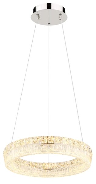 Globo 67387-24 - Димируем висящ полилей на кабел LAUREL LED/24W/230V прозрачен + дистанционно управление