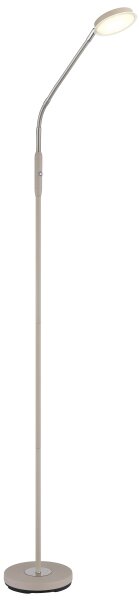 Globo 58504SSA - Димируема сензорна подова LED лампа SILVIO LED/6,5W/230V бежова