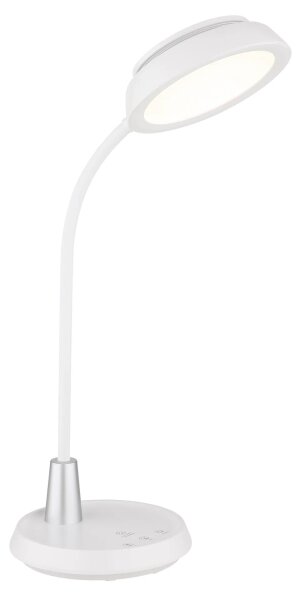 Globo 58496W - LED димируема сензорна настолна лампа KIRK LED/12W/230V бяла