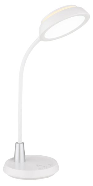 Globo 58496W - LED димируема сензорна настолна лампа KIRK LED/12W/230V бяла