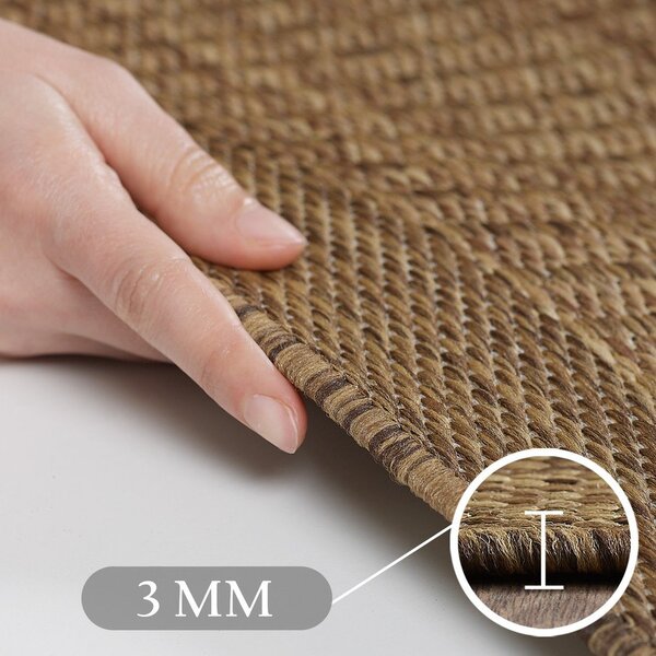 Килим за открито и закрито в естествен цвят 60x100 cm Giza 1410 – Ayyildiz Carpets