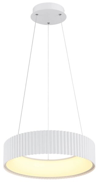 Globo 15924W - LED полилей на кабел KEMP LED/45W/230V диаметър 46 cm бял