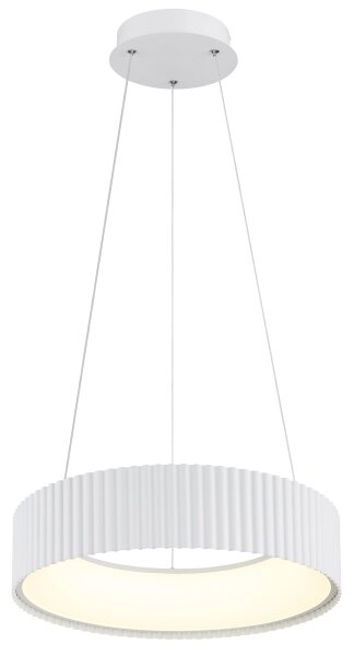 Globo 15924W - LED полилей на кабел KEMP LED/45W/230V диаметър 46 cm бял