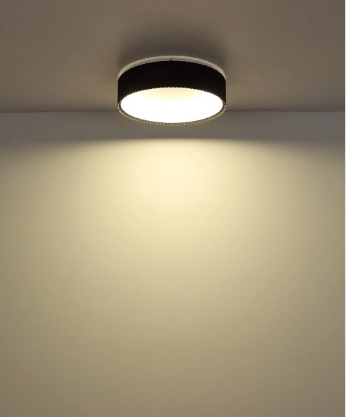 Globo 15924DS-LED таванно осветително тяло KEMP LED/45W/230V 2700/4000/6000K диам. 46 см черно