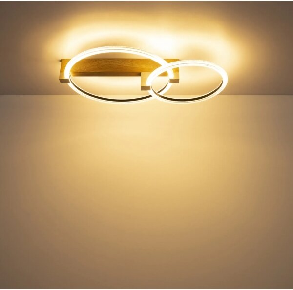 Globo 48050D1 - LED таванно осветително тяло FLETCHER LED/24W/230V 3000K 58x40 cm бежово