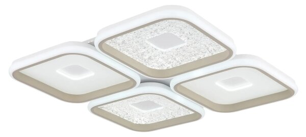 Globo 48097-60 - Димируемо LED таванно осветително тяло MOSAIKO LED/55W/230V 54x54 cm+дистанционно управление