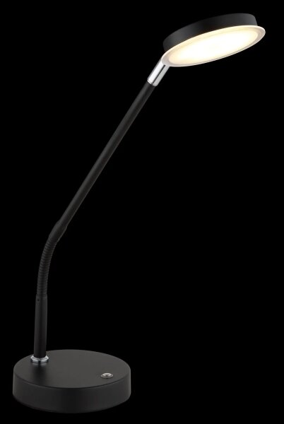 Globo 58504TS - LED димируема сензорна настолна лампа SILVIO LED/6,5W/230V черна