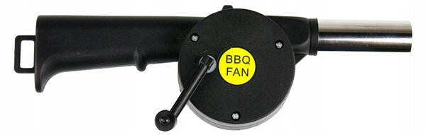 Духалка за разпалване на барбекю MasterGrill MG226, Метал и пластмаса, Черен