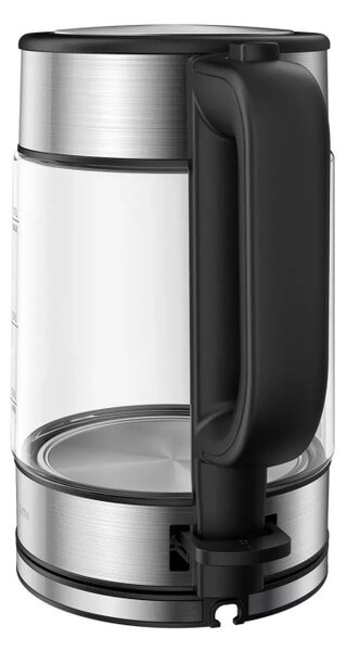 Електрическа кана Xiaomi Electric Glass Kettle, 2200 W, 1.7l, Стъклен корпус, Автоматично изключване, LED, Черен