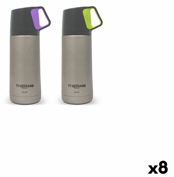 Термос за пътуване ThermoSport Неръждаема стомана Tass 350 ml (8 броя)