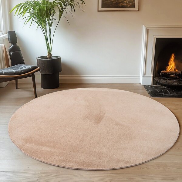 Бежов кръгъл килим ø 120 cm Joy 1400 – Ayyildiz Carpets