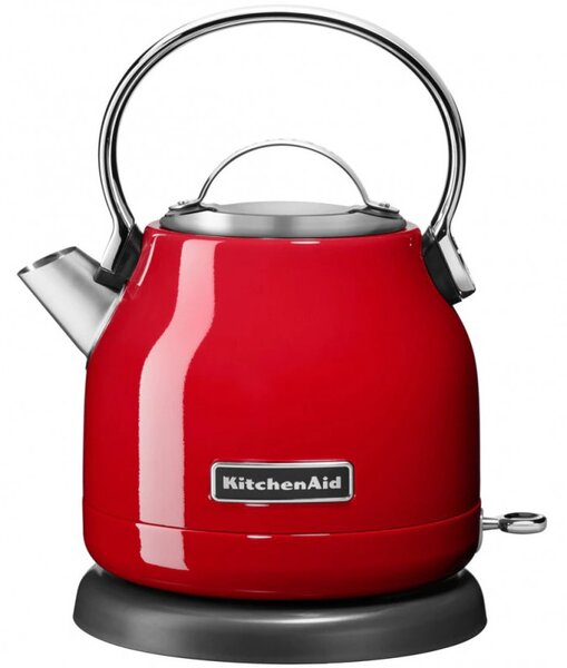 Електрическа кана KitchenAid 5KEK1222EER, 2200 W, 1.25 л, Филтър срещу варовик, Автоматично изключване, Empire red