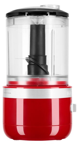 Акумулаторен чопър KitchenAid 5KFCB519EER, 12 V, 1.18 л, 3500 rpm/min, 2 скорости + Pulse, Без BPA, Empire Red