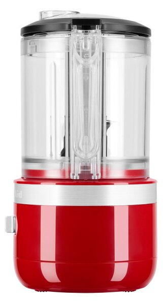 Акумулаторен чопър KitchenAid 5KFCB519EER, 12 V, 1.18 л, 3500 rpm/min, 2 скорости + Pulse, Без BPA, Empire Red