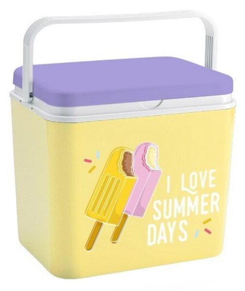 Хладилна кутия ATLANTIC Icecream, 24 литра, Пасивна, Охлаждане, Без BPA, Многоцветен