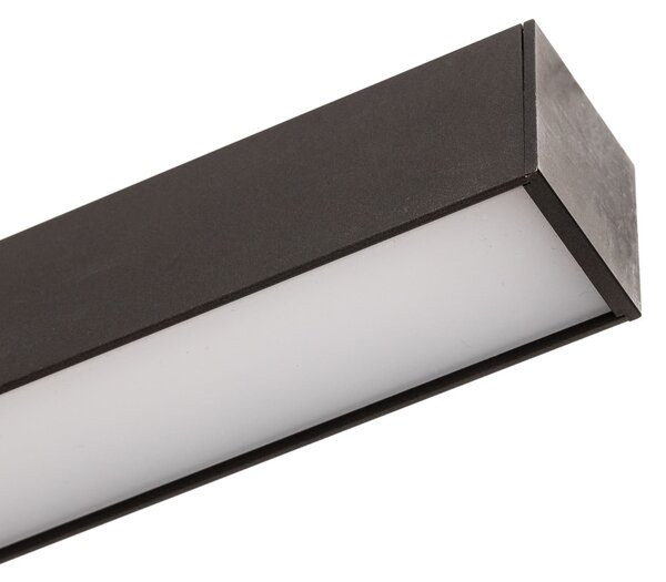 PURE LED плафон Lines, 110 cm, антрацит, CCT, дистанционно управление, Затъмняване, Черен, Дневна/трапезария, Метал, Модерен