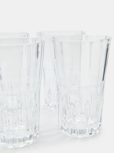 Sinsay - Чаши с декоративно дъно 4 pack - clear
