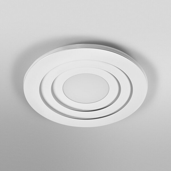 OSRAM LED плафон ORBIS SPIRAL LOOP 51 cm бял Sidelight, Бял, Дневна/трапезария, Метал, Модерен