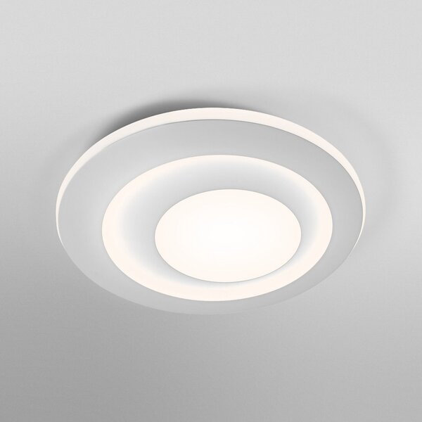 OSRAM LED плафон ORBIS SPIRAL ROUND Ø 40cm бял up/down, Бял, Дневна/трапезария, Метал, Модерен