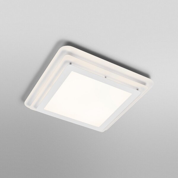OSRAM LED таванска лампа ORBIS SPIRAL LAYER, бяла, 45 x cm, Бял, Дневна/трапезария, Метал, Модерен