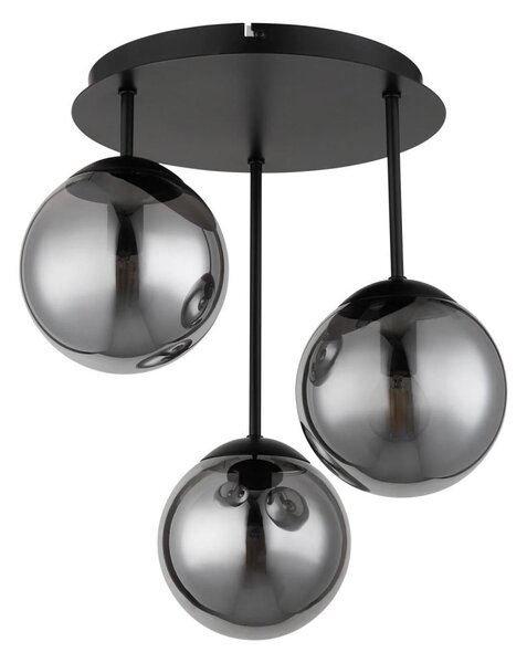 Globo 47441-3S - Повърхностно монтиран полилей HARMON 3xE14/25W/230V черен