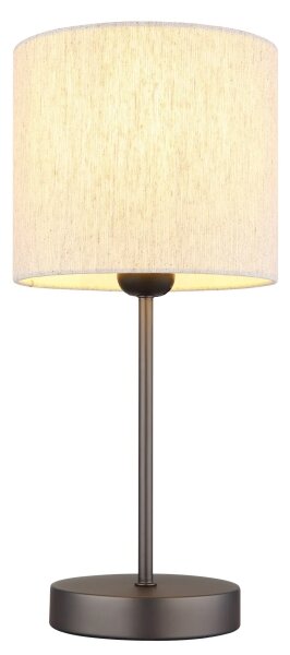 Globo 51540108 - Настолна лампа THEA 1xE27/25W/230V черна/бежова