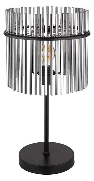 Globo 15698T1 - Настолна лампа GORLEY 1xE14/60W/230V Ø 30 см черна