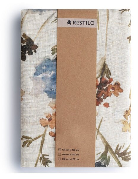 Кремаво перде 135x250 cm Flosi – Restilo