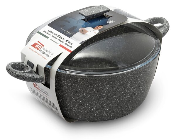 AM ТЕНДЖЕРА С КАПАК CUORE DI PIETRA 28CM 5,70L