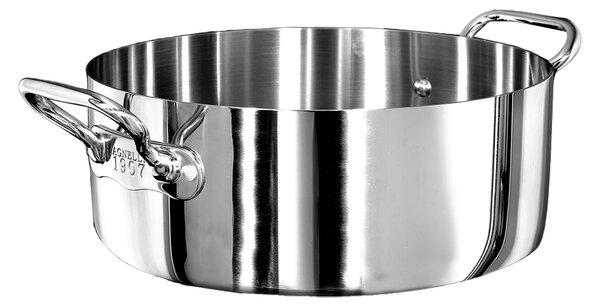 AGNELLI ТЕНДЖЕРА БЕЗ КАПАК 1907 ALU-INOX 24CM 6,7L