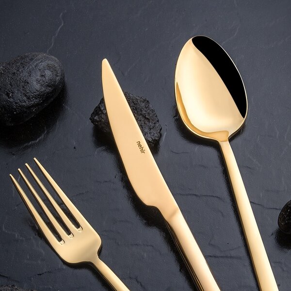 ПРИБОРИ ЗА ХРАНЕНЕ DALYAN 30БР. К-Т, ТИТАНИЙ