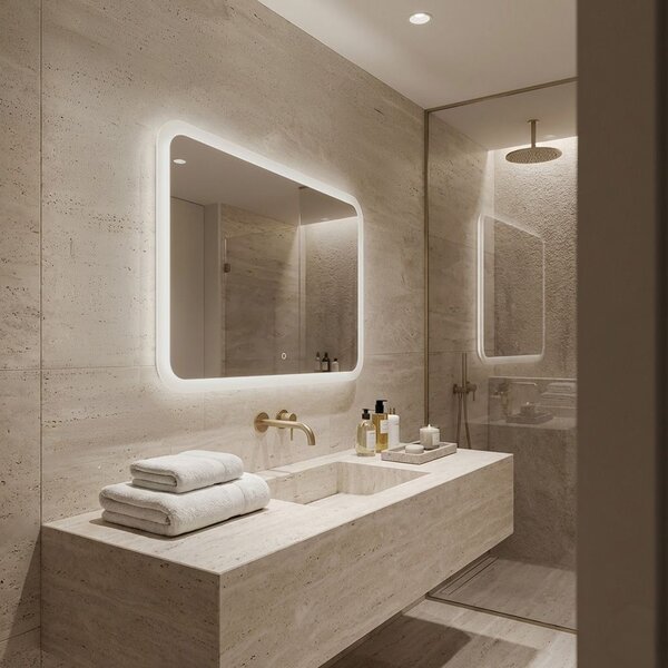 Огледало LED 80x60cm TOP-3