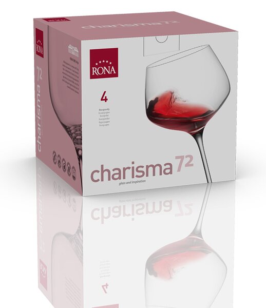 RONA ЧАШИ ЗА ВИНО CHARISMA 6044 720ML, 4БР
