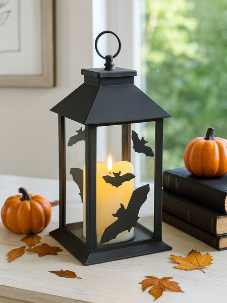 Sinsay - LED фенер с Halloween мотив - черeн