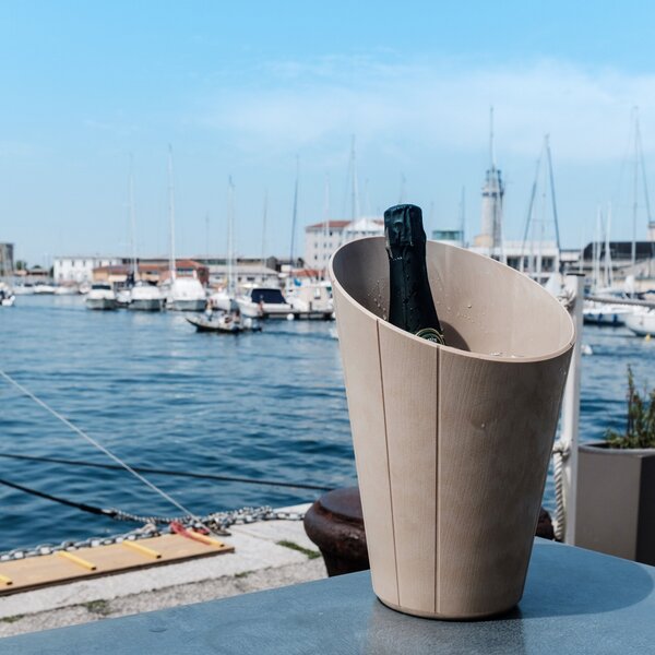 ITALESSE ШАМПАНИЕРА TIMBER BUCKET СВЕТЛО КАФЯВА