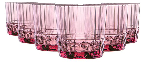 BORMIOLI ROCCO ЧАШИ DOF AMERICA'20S 370ML 6БР РОЗ