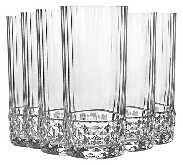 BORMIOLI ROCCO ЧАШИ COOLER AMERICA'20S 490ML 6БР
