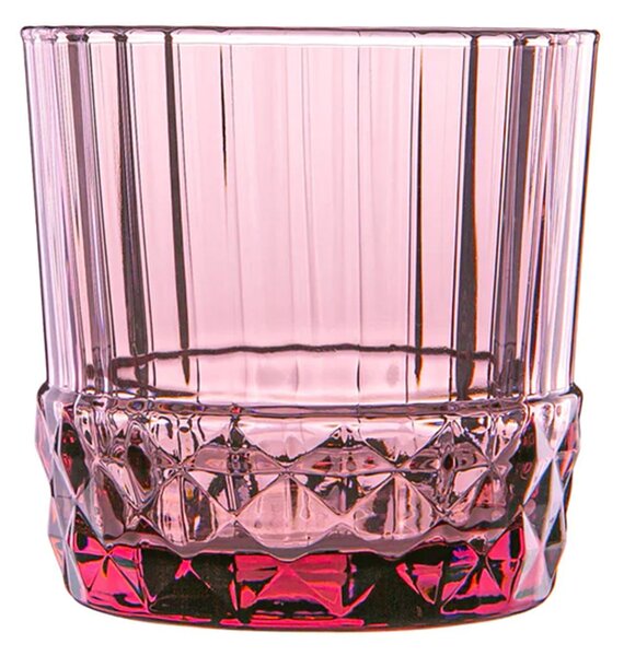 BORMIOLI ROCCO ЧАШИ AMERICA'20S 300ML 6БР РОЗОВИ