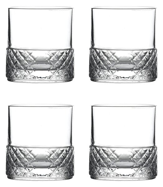 LUIGI BORMIOLI ЧАШИ ЗА УИСКИ ROMA 1960 300ML 4БР