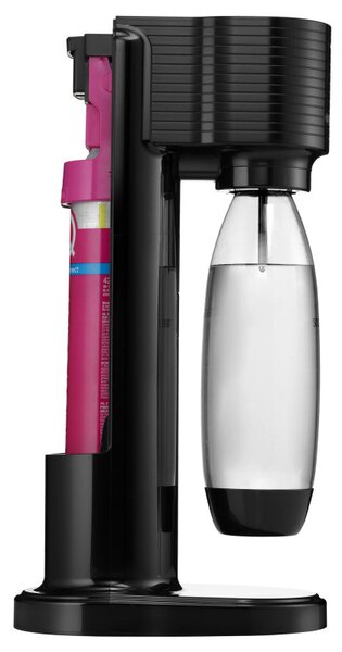Машина за газирана вода SodaStream GAIA, 1 л, Ръчна карбонизация, 2 степени, Без BPA, Черен