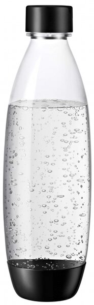 Машина за газирана вода SodaStream ART, 1 л, Ръчна карбонизация, 2 степени, Без BPA, Черен/сребрист