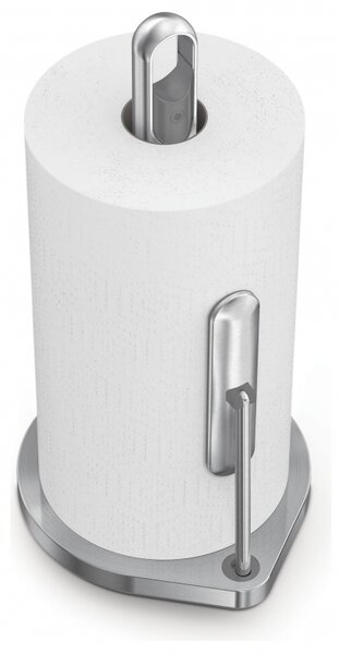 Поставка за кухненска хартия с вграден спрей за повърхности SimpleHuman KT1196, 177 мл, 20.3х17.8х38.1 см, Матов инокс