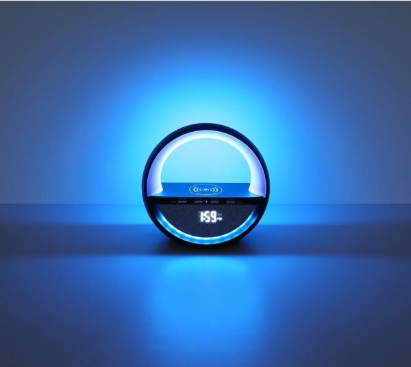 Globo 39907S -LED RGBW Dot презареждаема настолна лампа с високоговорител SOUNDRA LED/3,5W/5V 1800 mAh