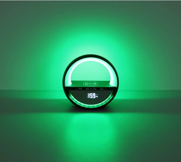 Globo 39907S -LED RGBW Dot презареждаема настолна лампа с високоговорител SOUNDRA LED/3,5W/5V 1800 mAh