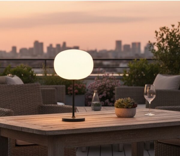 Димируема презареждаема LED външна настолна лампа VENEZIA LED/2W/5V 2700K IP54 4000 mAh черна