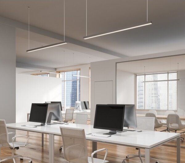 LED таванно прикрепено висящо осветително тяло KOLINE LED/40W/230V 3000/4000/6500K 120 cm бяло