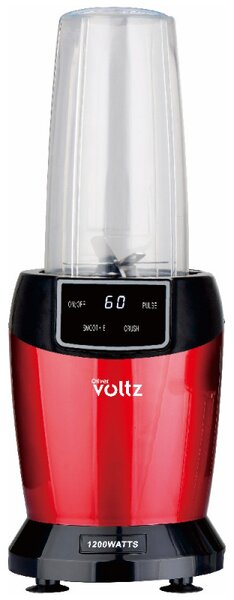 Нутри блендер Oliver Voltz OV51162FR, 1200W, 2 чаши, 1 л/800 мл, Без BPA, LED дисплей, Червен