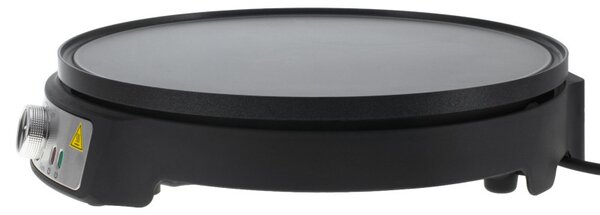 Уред за палачинки Adler AD 3093, 1600W, 30 см, Включени прибори, Черен/Инокс