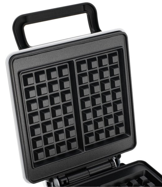Гофретник Mesko MS 3091, 1800W, Незалепващо покритие, 2 плочи, Неплъзгащи се крачета, Бял
