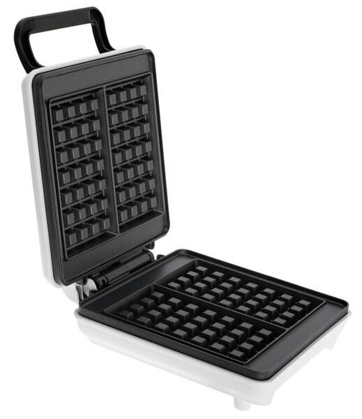Гофретник Mesko MS 3091, 1800W, Незалепващо покритие, 2 плочи, Неплъзгащи се крачета, Бял